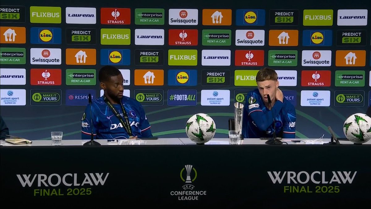 "I was sick of getting the ball and going backwards and sideways" 🗣️ Chelsea's Cole Palmer typically honest when asked about how he changed the game to set up two goals in his side's win over Real Betis 🔵 [🎥UEFA2025 ]