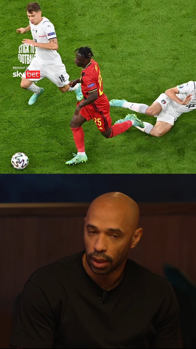 "You don't need to dribble past someone to deliver a cross!" 🤷‍♂️ Thierry Henry reveals a piece of advice he gave to Jérémy Doku! 🤝