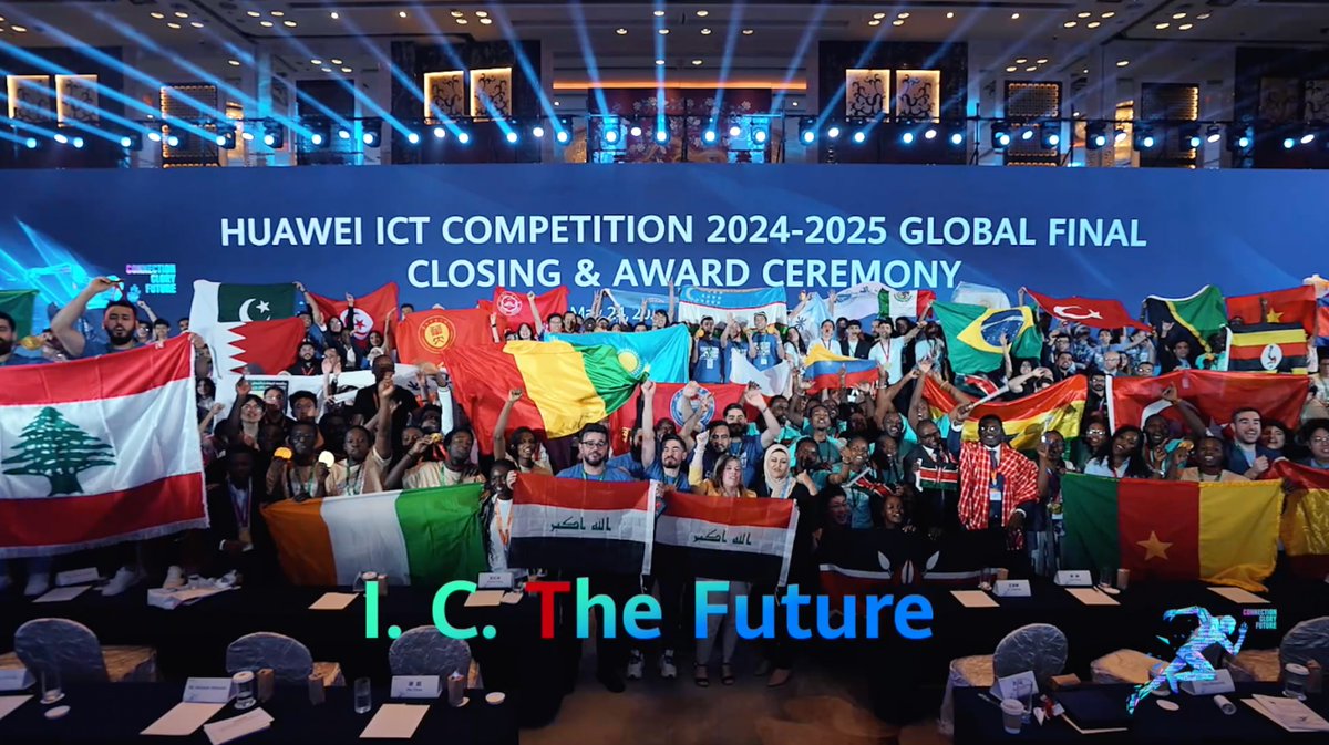 The #Huawei #ICTCompetition 2024–2025 Global Final has officially concluded in Shenzhen, bringing together the brightest student minds in technology from around the world. Over 210,000 students and instructors from more than 100 countries and regions participated in practice, innovation and programming contests, tech forums, and cultural exchanges. Congratulations to all the winners for their exceptional achievements and dedication! Learn more about the event and catch the live stream replay at