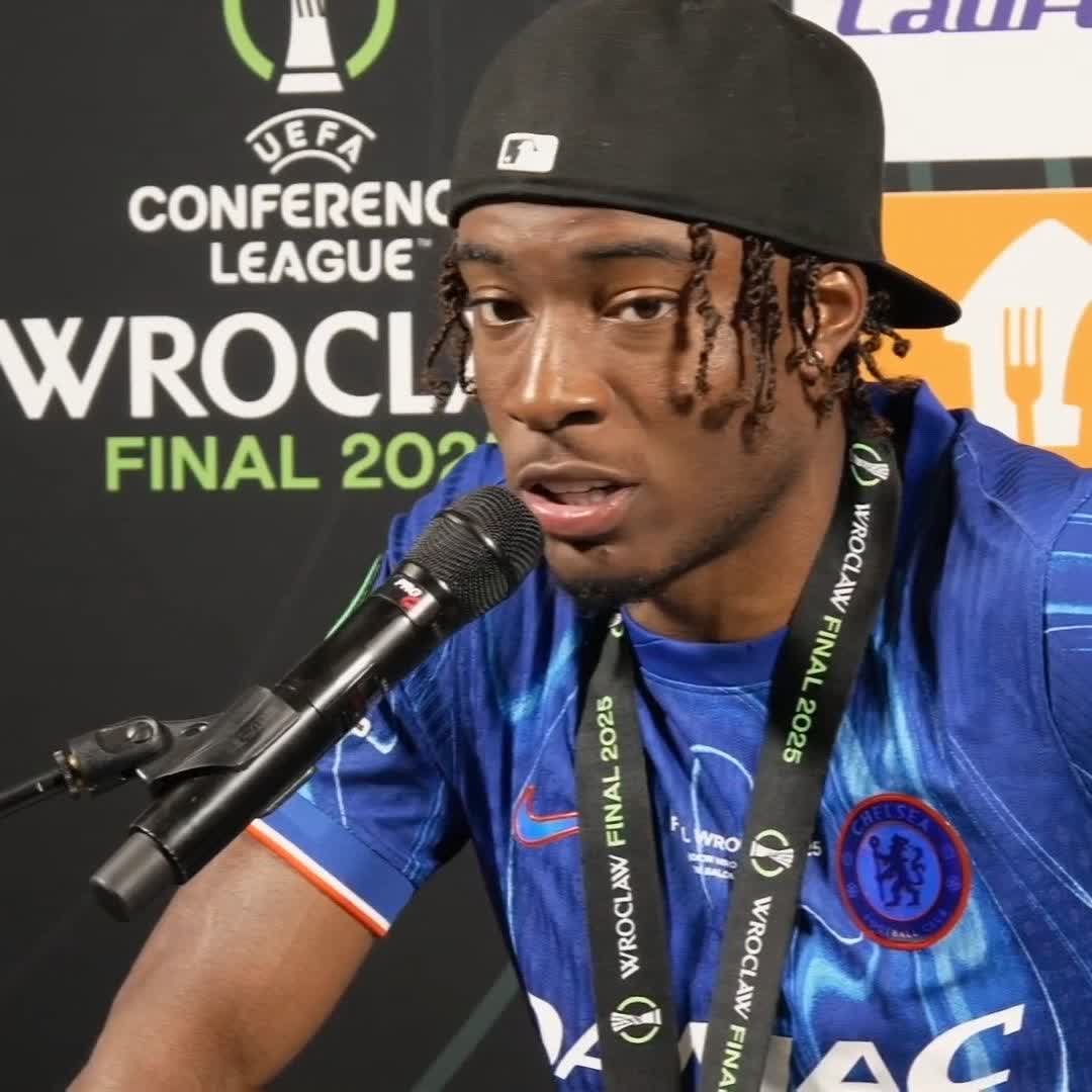 "It's a European final, I think it's crazy that there was some talk we wouldn't take it seriously" 🗣️ Noni Madueke believes Chelsea have had a "great season" after winning the Conference League and finishing in the top four of the Premier League 🏆