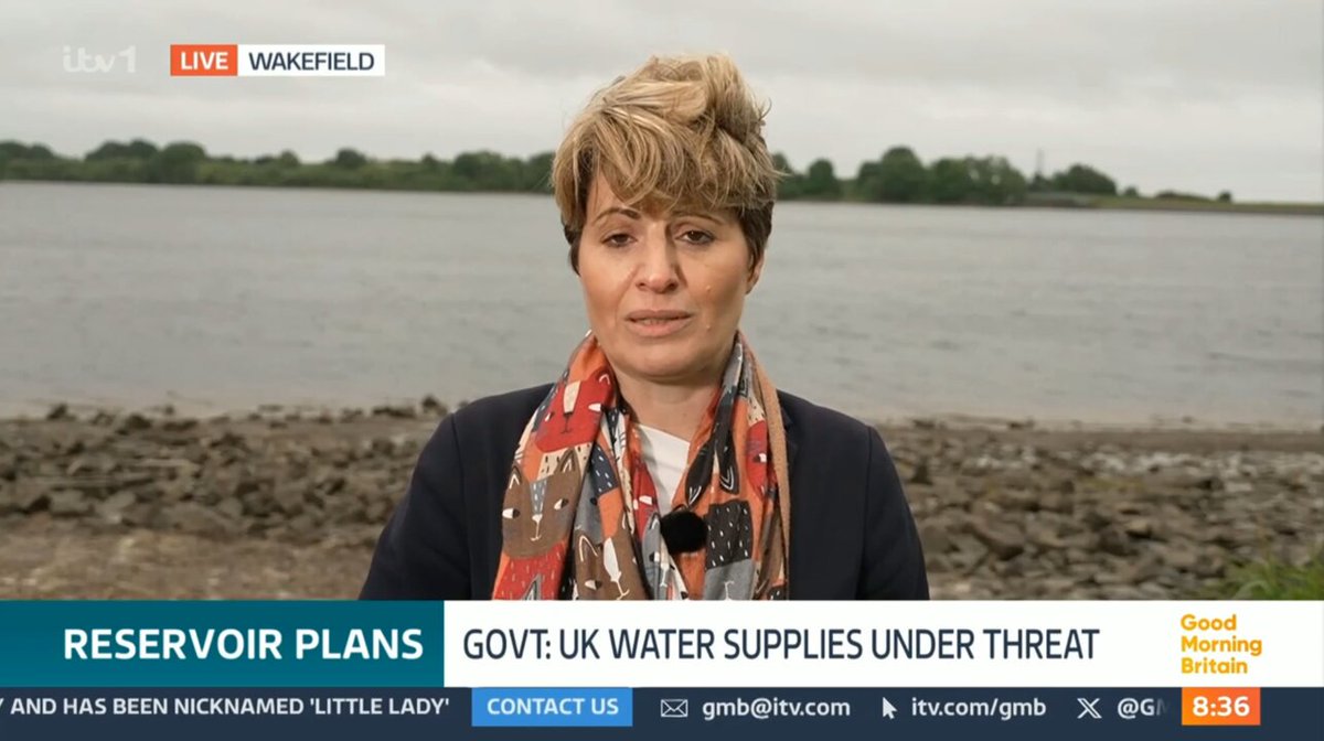 Govt water minister Emma Hardy is asked, can you see the argument for renationalising the water industry? Hardy ignores the question. Why? Because this govt is on the side of the profiteering private water companies not ordinary people #GMB