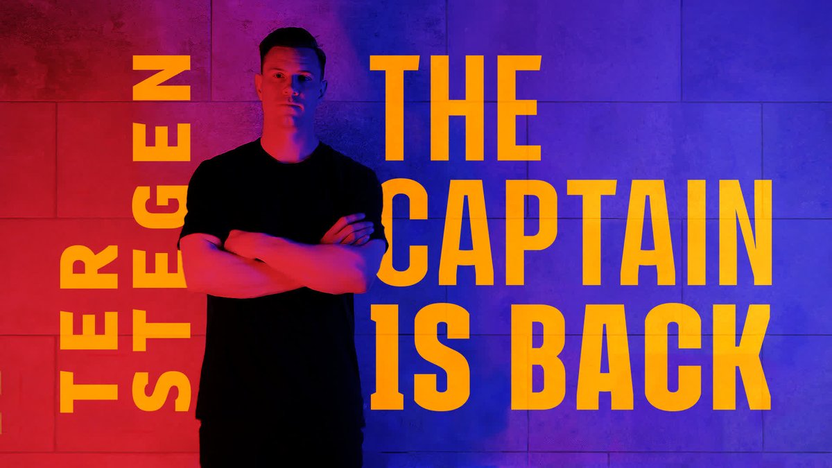 𝗧𝗲𝗿 𝗦𝘁𝗲𝗴𝗲𝗻: 𝗧𝗵𝗲 𝗖𝗮𝗽𝘁𝗮𝗶𝗻 𝗶𝘀 𝗕𝗮𝗰𝗸 We followed Marc ter Stegen throughout the 223 days he was away from the pitch. Available on Barça One