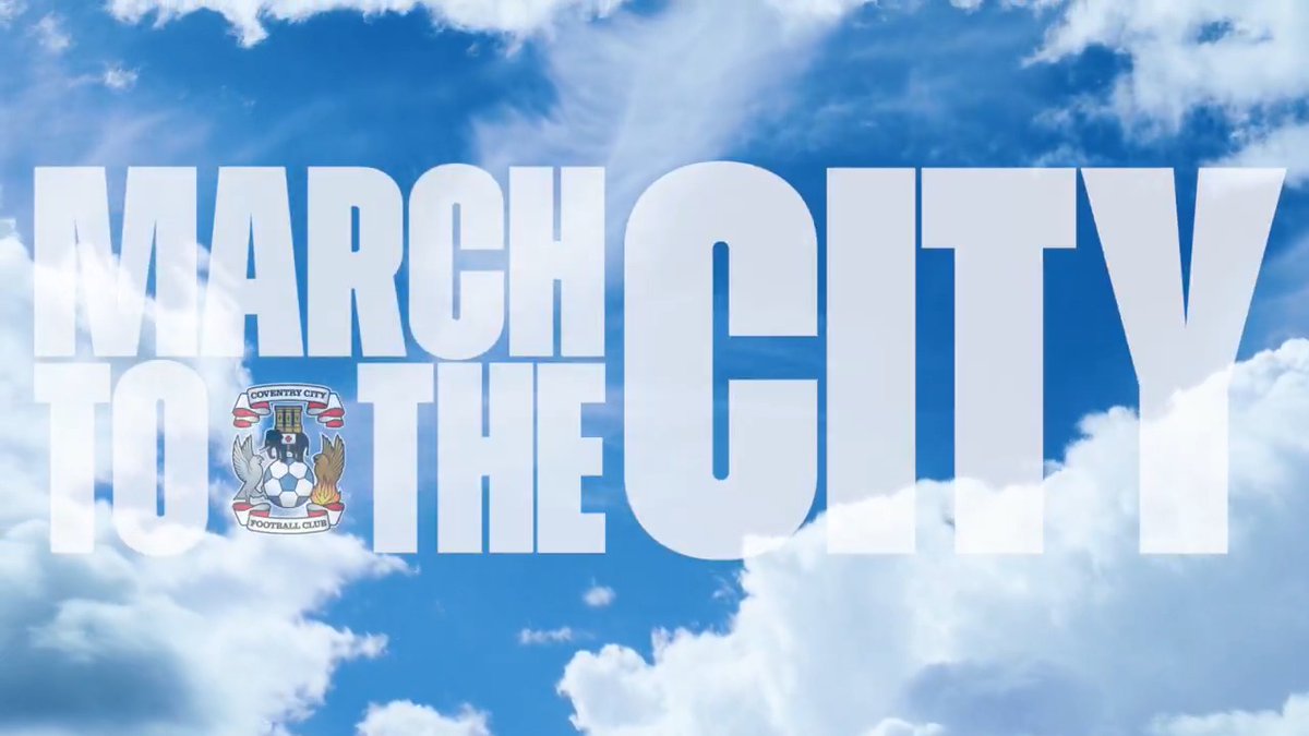 March to the City. 🩵 Season Tickets for the 25/26 campaign are on sale now. 🎟️