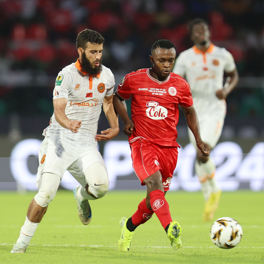 Unmatched brilliance from Mpanzu! 🔥 Simba SC's star delivers a dazzling performance in the second leg of the #TotalEnergiesCAFCC final, earning him the QNET #SkillOfTheDay! 👏
