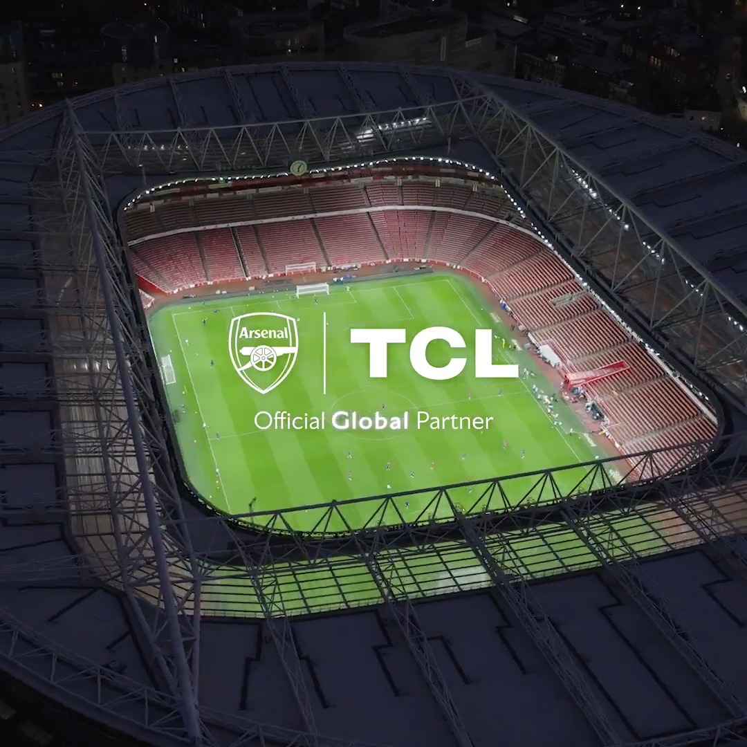 The partnership continues – and it’s going global 🌎 Arsenal and TCL Electronics, inspiring greatness together 🌟
