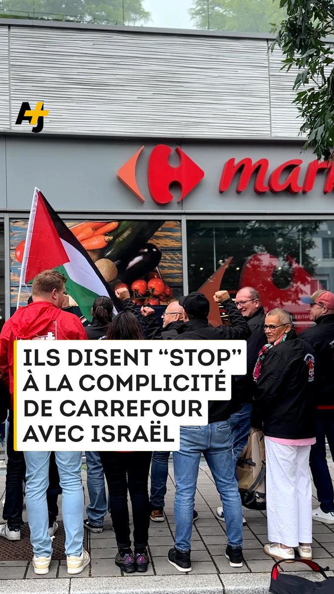 En marge de l’Assemblée générale de Carrefour en région parisienne, des militant·es sont venu·es dénoncer la complicité du groupe dans la colonisation et l’apartheid israéliens. BDS France Paris-Région Parisienne