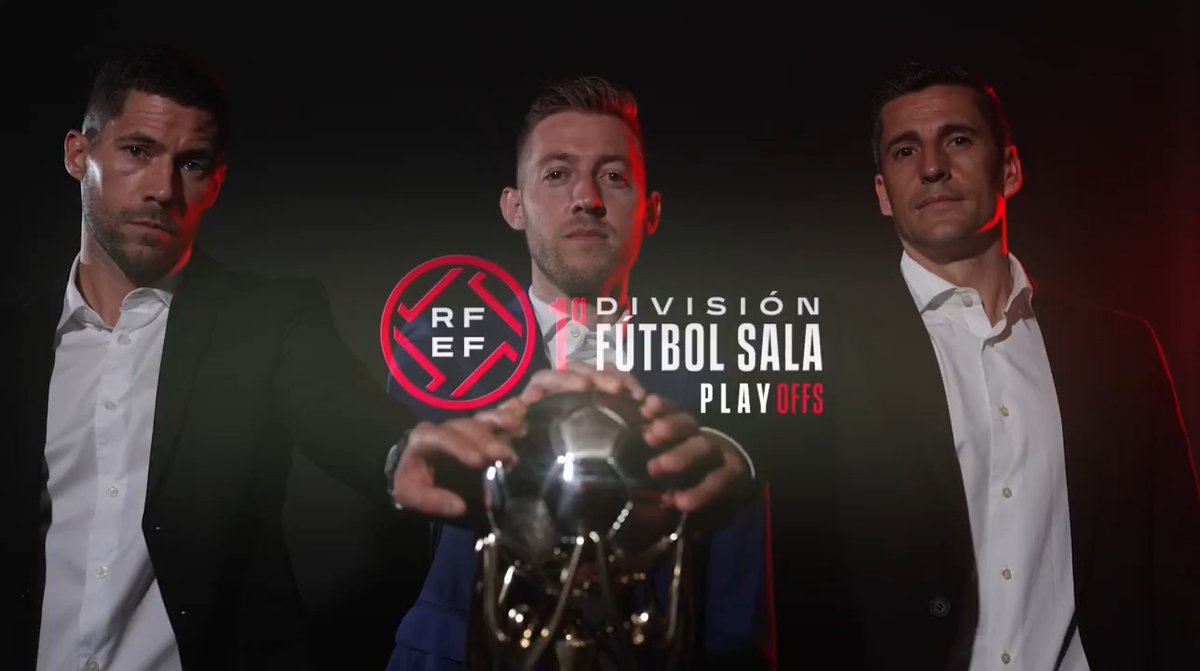 🔊 Sube el volumen... ✔️ Esta es 𝗻𝘂𝗲𝘀𝘁𝗿𝗮 liga. ✔️ 𝗡𝘂𝗲𝘀𝘁𝗿𝗮 competición. 🫶 𝗡𝘂𝗲𝘀𝘁𝗿𝗼 deporte. ¡LLEGAN LOS 𝗣𝗟𝗔𝗬𝗢𝗙𝗙𝗦! #FutsalRFEF | #PrimeraDivisiónFS