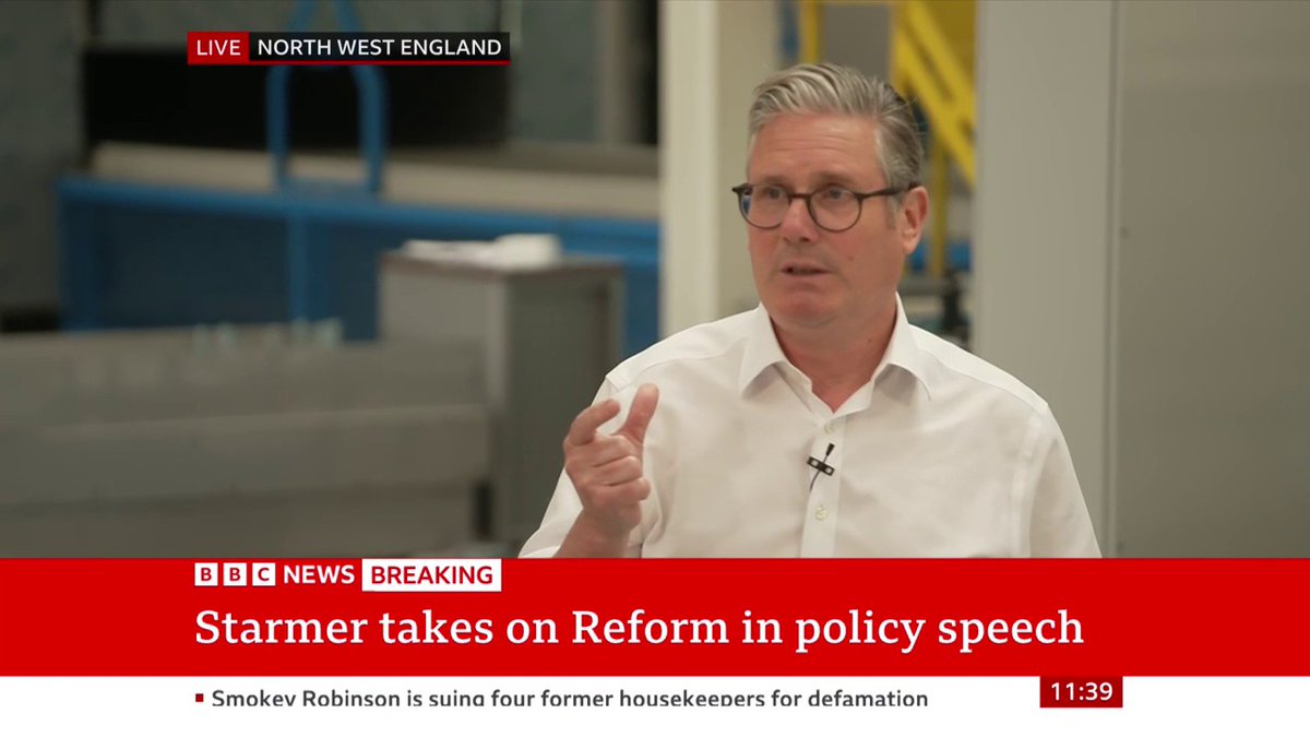 "That's the question you have to ask about Nigel Farage, can you trust him with your future?" PM Keir Starmer asks The prime minister accuses Nigel Farage of setting out "fantasy" economic plans earlier in the week