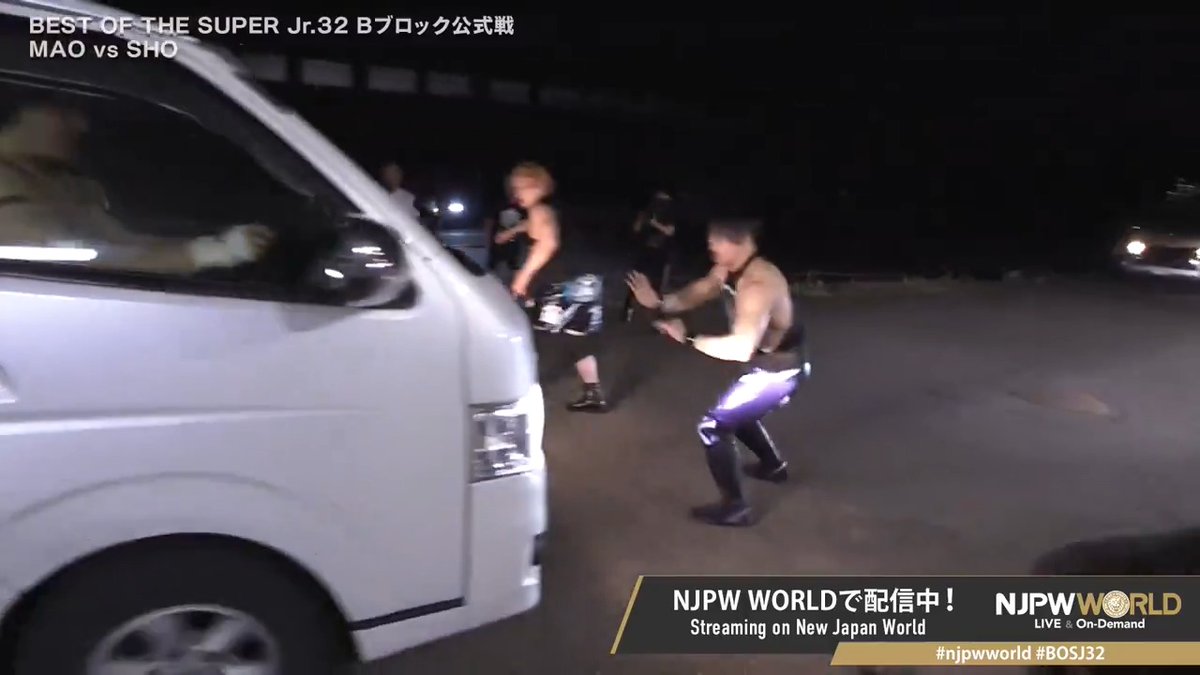 .MAO "😩💥🚗" Sign up Now & Stay tuned to #NJPW #njpwworld #BOSJ32