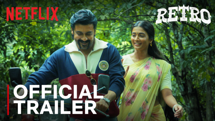 Thatna… polandhurum. Trailer paarunga, silurtthu pogum. 👀🔥 Watch Retro, out 30 May, on Netflix in Tamil, Hindi, Telugu, Kannada and Malayalam. #RetroOnNetflix