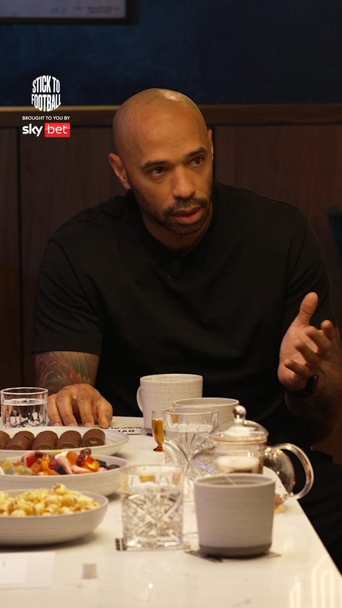 “You have Eto’o in the middle, Messi on the right and Ronaldinho on the left!” ⭐️ Imagine trying to break into that front line! No pressure, Thierry… 😅