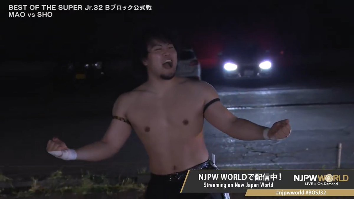 🏆BEST OF THE SUPER Jr.32🪶上越大会‼️ #BOSJ32 Bブロック公式戦‼️ 本当の場外戦⁉️MAOがSHOをDDTワールドへと引き摺り込んでいく😂😂😂 🆚 MAO × SHO 視聴&登録⏩ #NJPW #njpwworld #BOSJ32