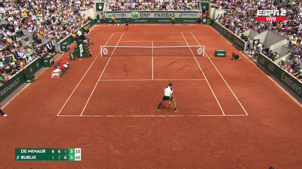 ¡EL MEJOR SET POINT DE #ROLANDGARROS! 🔥