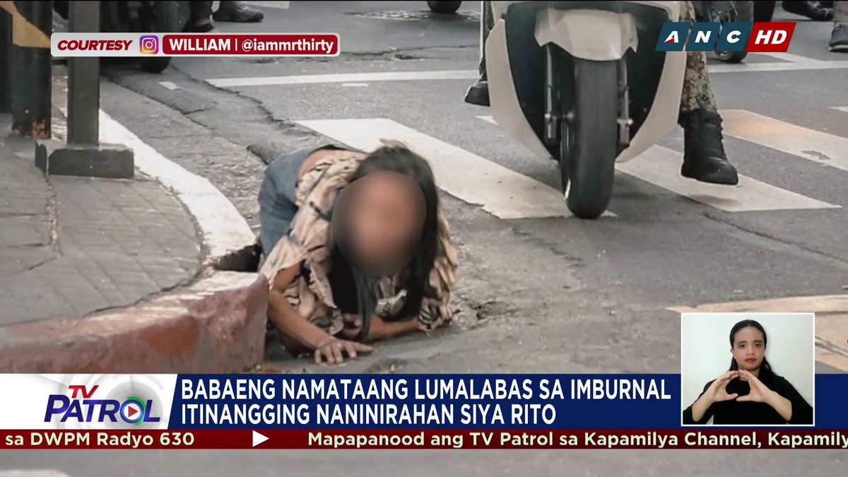 Nagsalita na ang babaeng namataang pumasok sa isang imburnal sa Makati City. Aniya, may nalaglag lang siyang gamit sa drainage at nagulat na lang na pinagpipiyestahan na siya sa social media.