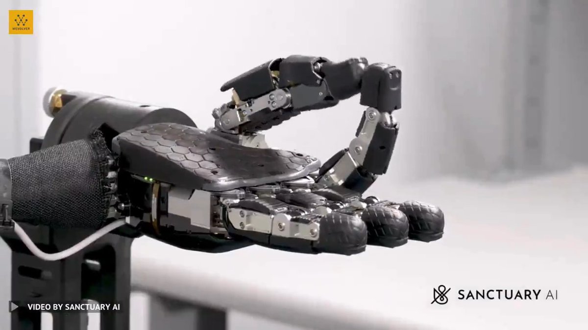 Sanctuary AI’s Hydraulic Actuation System Sanctuary AI employs hydraulic actuation to achieve higher power density compared to electric actuators. This approach enables the system to deliver greater force and speed, supporting more dynamic and physically demanding robotic tasks. Video Credit: Sanctuary AI #engineering #robotics #robots #hydraulics #technology ----------------------- Wanna get your company on Wevolver too? Learn how: