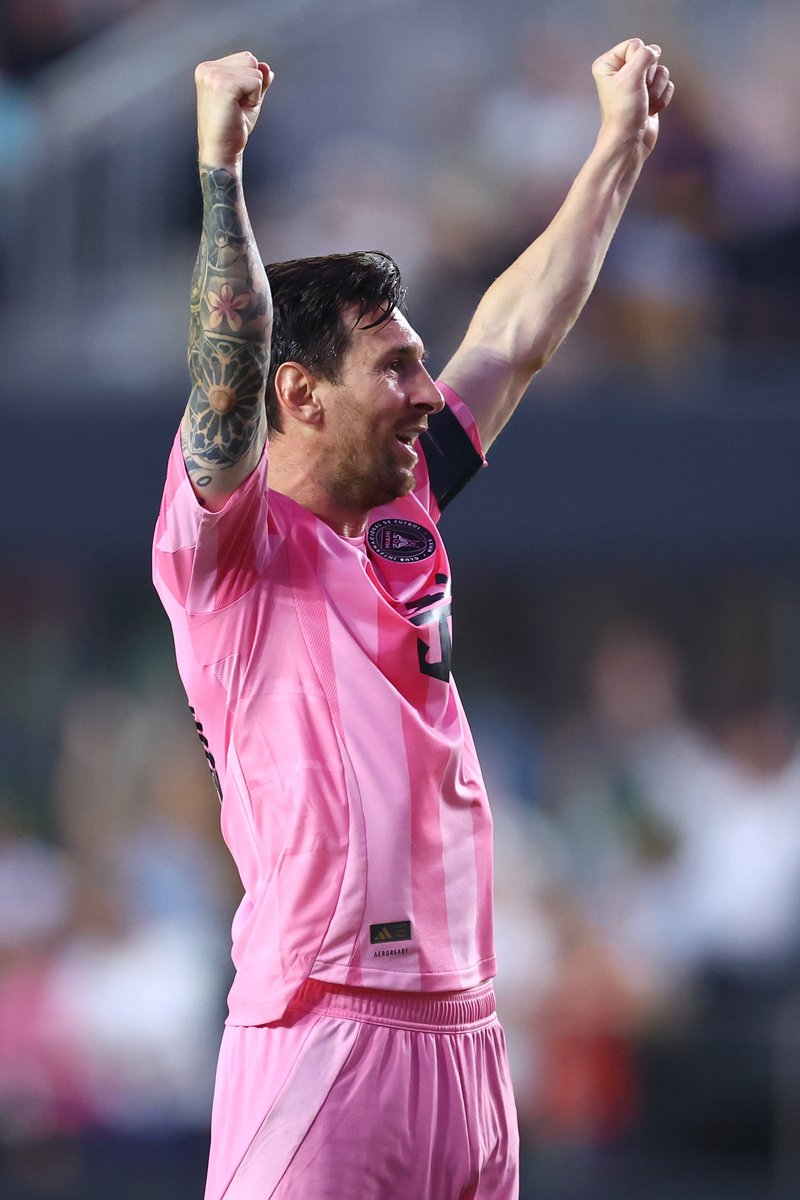 Messi Magic 🪄 Leo became the first player in Inter Miami CF history to reach 50 regular season goal contributions with two goals and an assist last night.