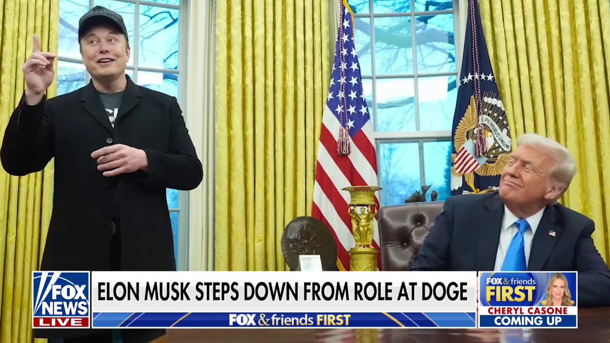 HE'S OUT! Elon Musk exits Department of Government Efficiency after taking the government to task and waging war on waste. Musk partnered with Donald J. Trump to help save American taxpayers billions by slashing waste, fraud and abuse. What grade would you give his job performance?