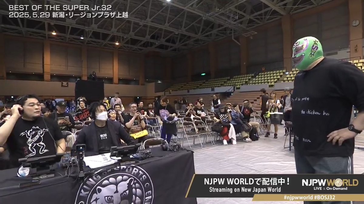 ワールド放送席にスーパー・ササダンゴ・マシンが乱入‼️ PPV購入はこちら ⇒ #NJPW #ddtpro #njpwworld #一面対抗戦