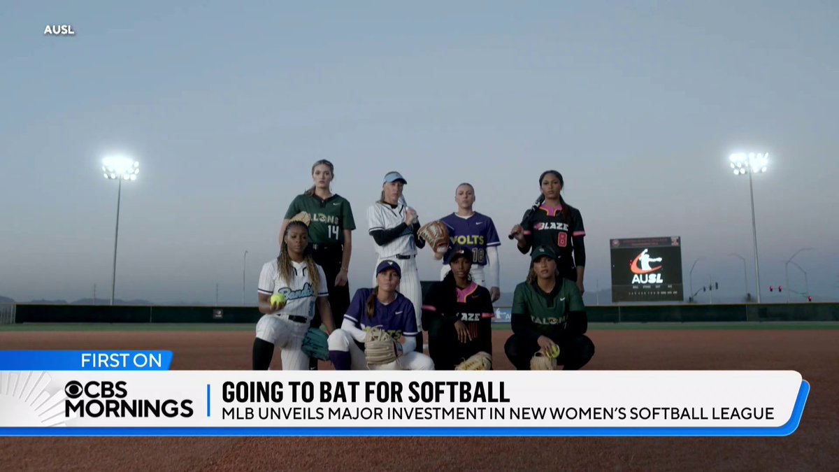For the first time ever, MLB is going to partner with and invest in a women’s professional softball league — AUSL. MLB Commissioner Rob Manfred and AUSL Commissioner Kim Ng tell CBS Mornings why now was the right time to make the move that could change the future of women’s softball: “Many people have a voice now.”