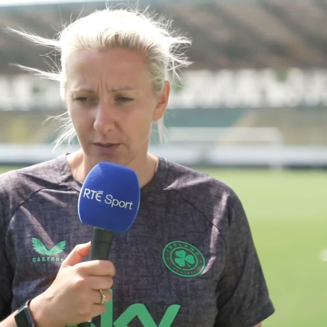 'She's a professional, she's fit, she's ready... Maybe there is a question mark on her calf' Carla Ward gives an update on Katie McCabe after the Ireland captain's Champions League exertions