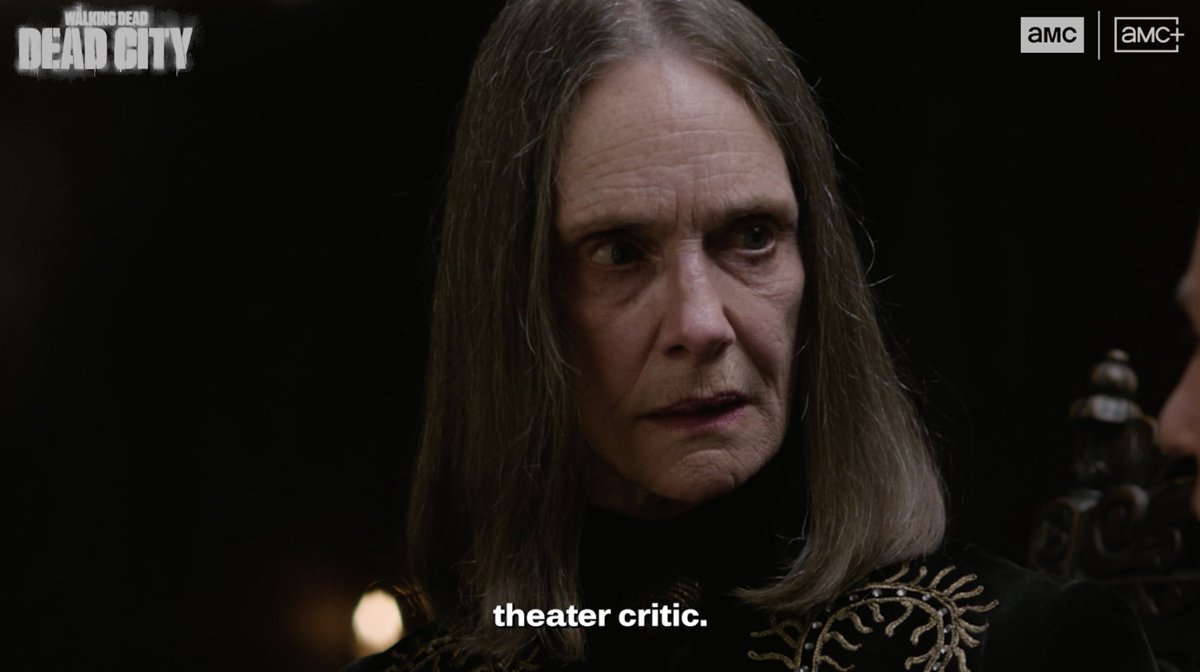 Being a former theater critic has its perks in the apocalypse. 🎭 Don’t miss The Dama on an all-new #DeadCity this Sunday.