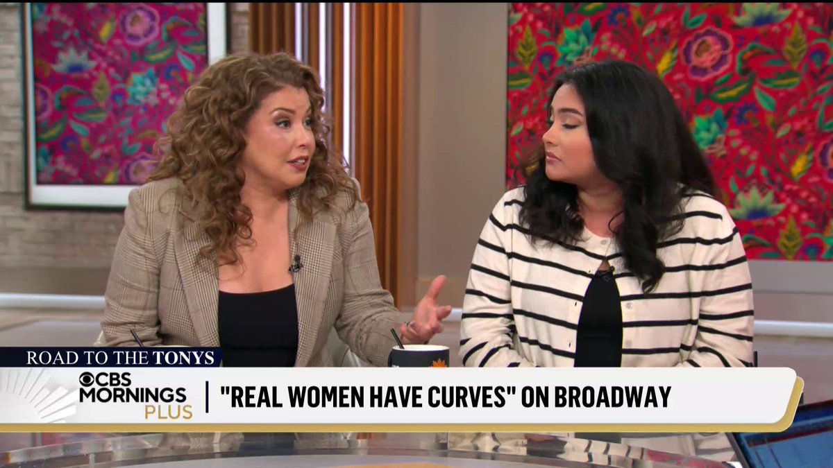 The Tony Award-nominated musical “Real Women Have Curves” is “a human story,” stars Justina Machado and Tatianna Córdoba share, explaining what makes the musical, which is based on the 2002 movie of the same name, so relatable: “You can find your aunt or your mom in every single one of these women.”