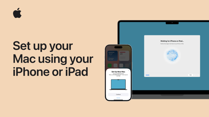 Setting up your new Mac just got easier. 👏 Here’s how to use your iPhone or iPad to set up a Mac, starting in iOS 18.4, iPadOS 18.4, and macOS Sequoia 15.4.