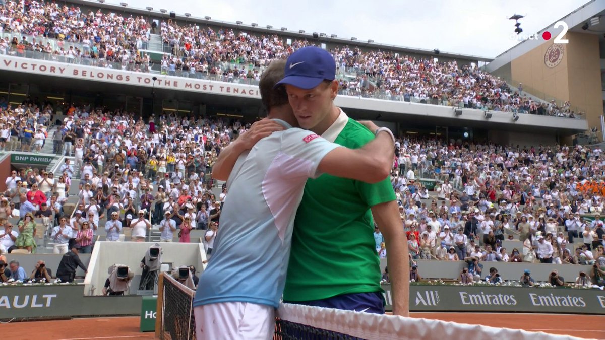 ðšð«ð·ðŸ FLASH | Richard Gasquet sâincline face au numéro 1 mondial Jannik Sinner. Le français prend sa retraite aprÚs 2 décennies de tennis⊠ðð¥²