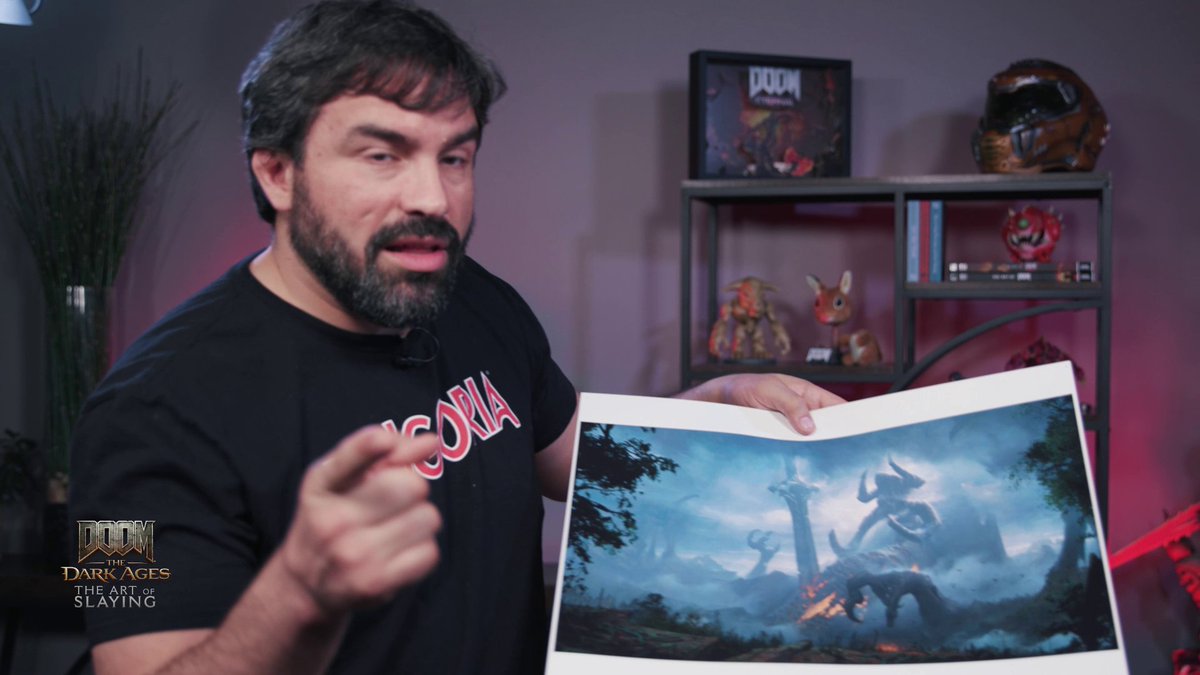 In this seventh episode of “The Art of Slaying,” Hugo talks us through concept art of the Ancestral Forge. (art by Nathan Elmer)