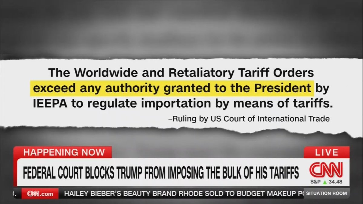 Host: A federal court blocked almost all of Trump's tariffs. A judge panel says they 'exceed any authority granted to the President.' One of those judges was appointed by Trump himself