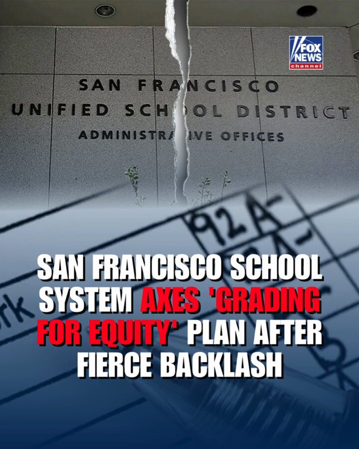 DUMBING IT DOWN: SF public schools is forced to backtrack after its radical "Grading for Equity" plan for students gets blasted by both Democrat and Republican lawmakers, including Rep. Ro Khanna, Rep. Kevin Kiley and Daniel Lurie 丹尼爾·羅偉. Under the reported proposed standards, scores as low as 21 would earn a passing grade.