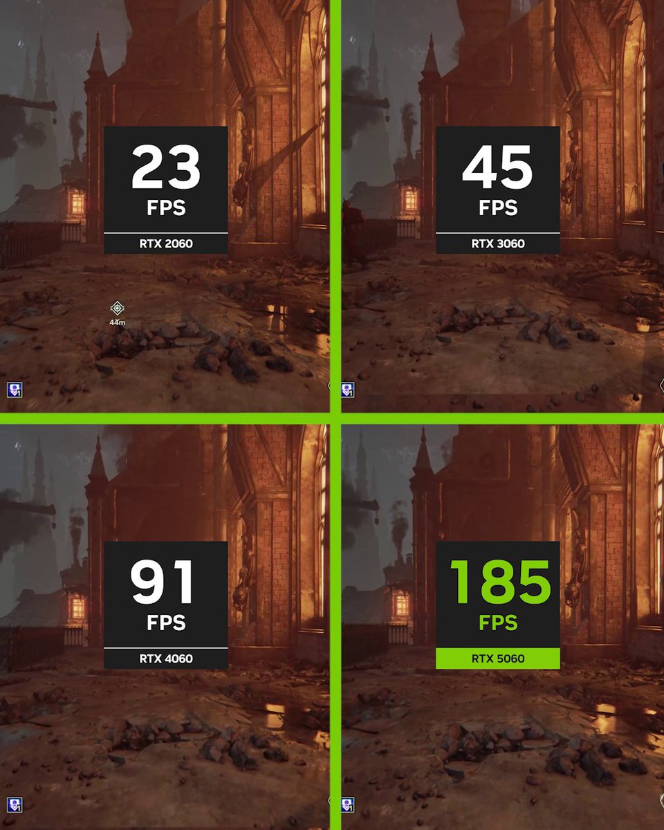 Your Favorite Games. 100+ Frames. With the power of NVIDIA Blackwell and DLSS 4, the GeForce RTX 5060 delivers a massive upgrade over previous generations in games such as Warhammer 40,000: Darktide. Comment #GeForceRTX5060 for a chance to WIN the latest generation of RTX!