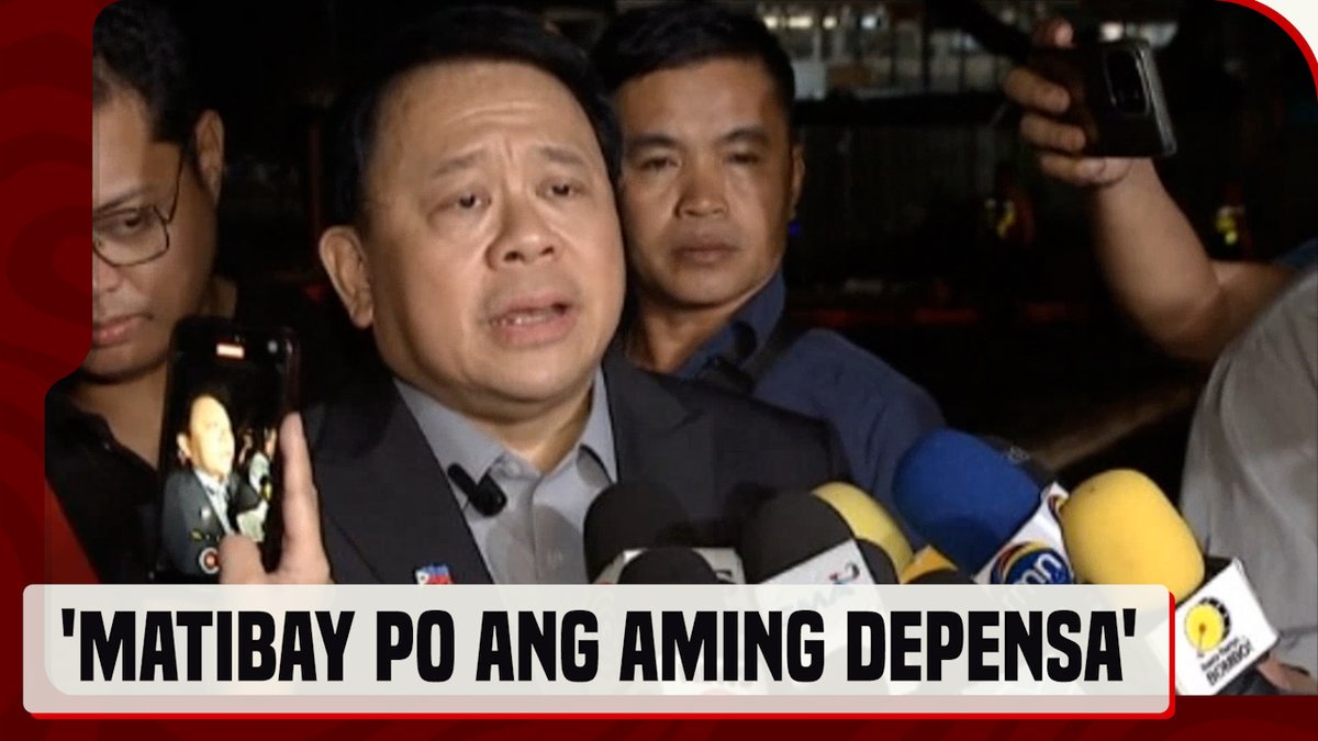 'MATIBAY PO ANG AMING DEPENSA' Sa pag-uwi ni dating kongresistang Arnie Teves sa Pilipinas, iginiit ng kaniyang legal counsel na si Atty. Ferdinand Topacio hindi sila tumitigil sa paghahanda para sa kanilang depensa sakaling humarap na siya sa hukuman. #News5