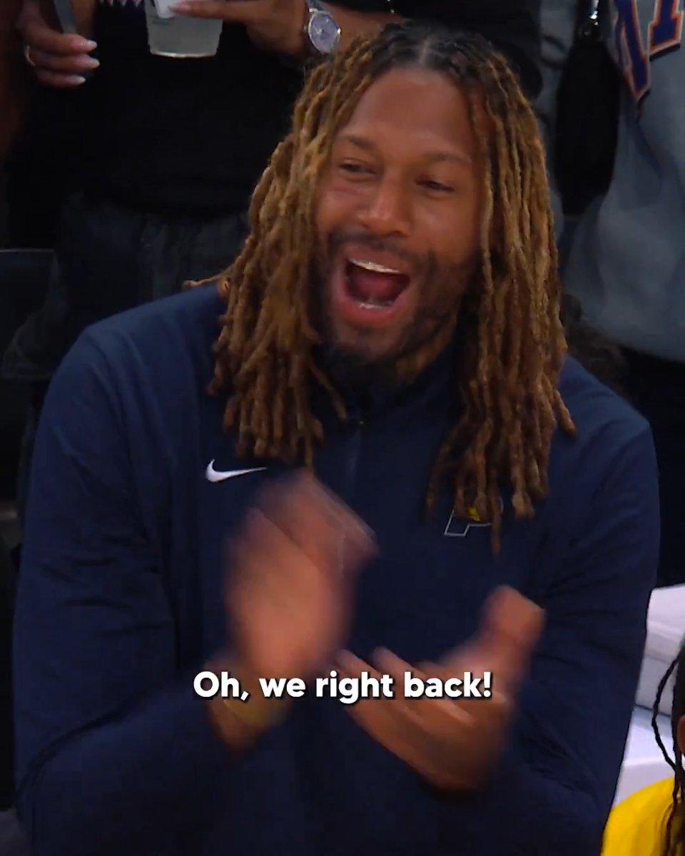 James Johnson is the ultimate teammate 🎤