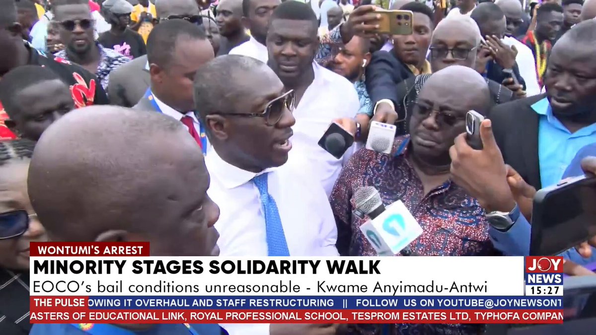 Wontumi's arrest: 4 years will soon come—if you think this is right, watch it – Minority Leader Afenyo-Markin warns NDC over continued detention of Chairman Wontumi #ThePulse