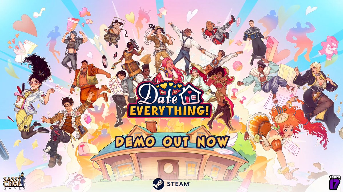 Date Everything!—ish in the Steam Demo! ⛅ 2 in-game days 😍 5 dateviator charges per day 🎮 Play right now! 💬 Join us on Discord 🖱️ Demo: 💋 Discord: