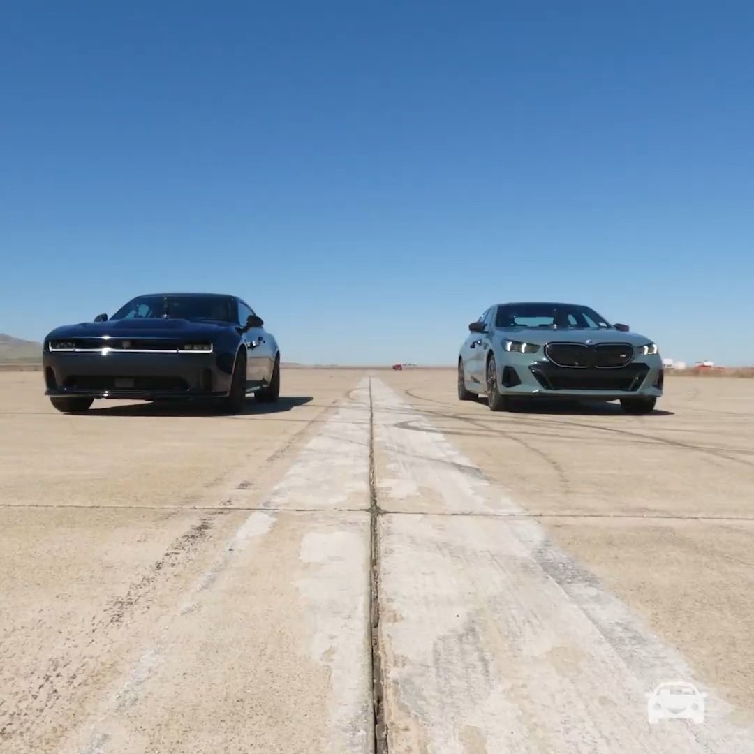 The i5 is one of our favorite electric sedans The Charger EV is not The Edmunds U-Drags head-to-head 👇