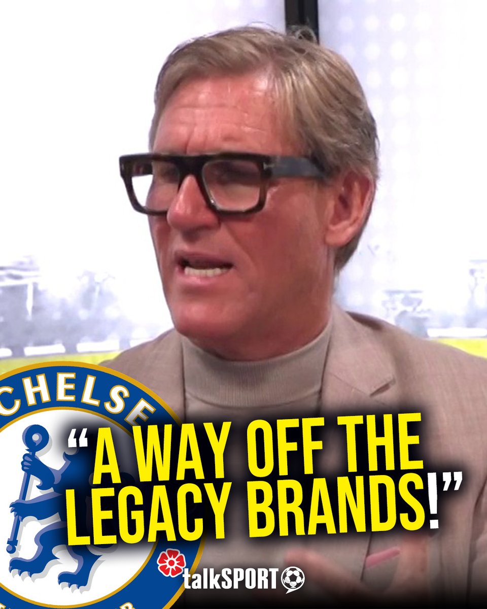 👎 "Chelsea are a way off the legacy brands!" ☑️ "Legacy clubs comprise of a number of things, one of them is heritage..." Simon Jordan explains why #CFC are not in the same bracket as #MUFC, #LFC or #AFC! ❌