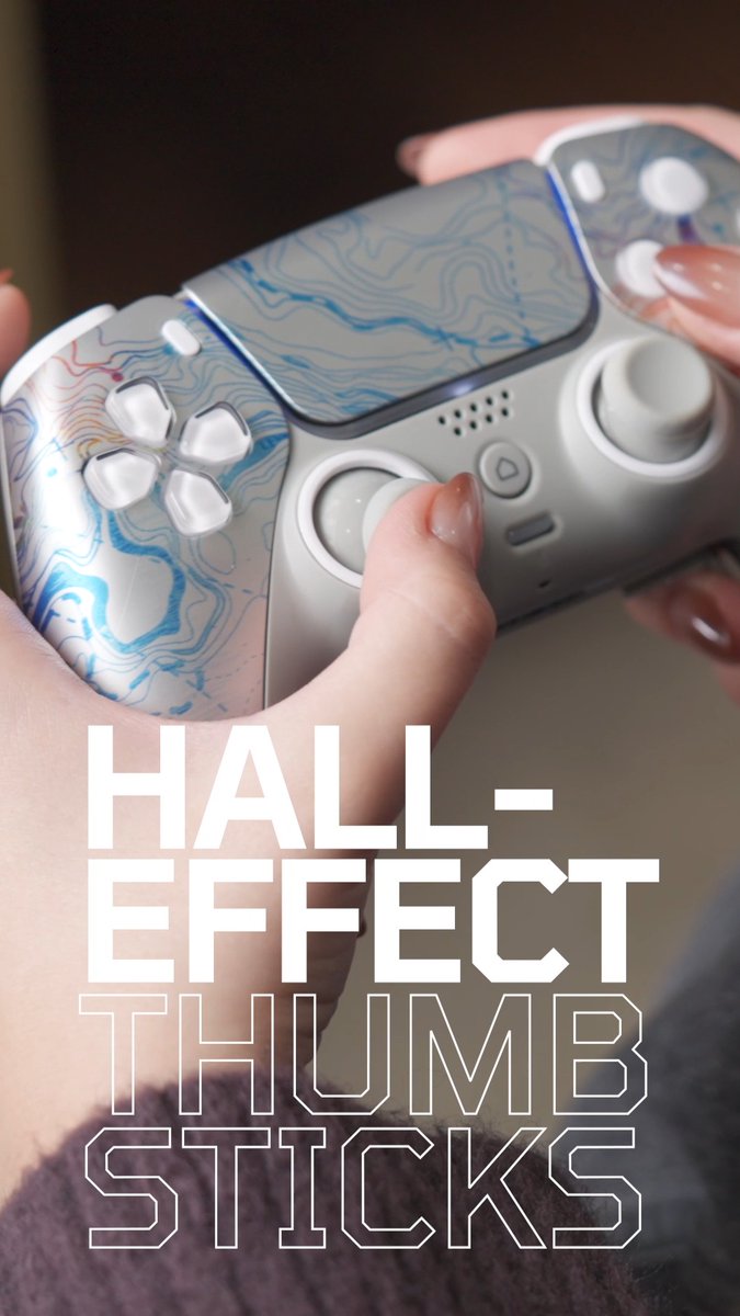 Hall effect thumbsticks have come to Reflex and Envision controllers. 🎮 Available now: