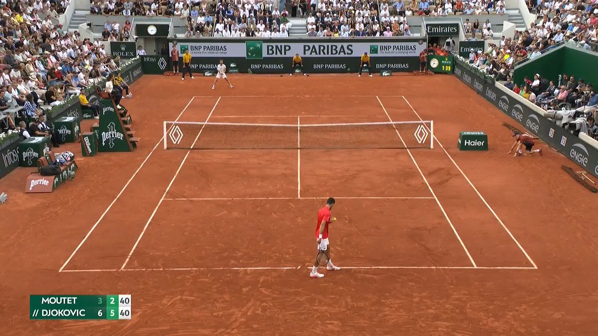 Mdrrrr djoko ou pas il en a rien à faire Moutet