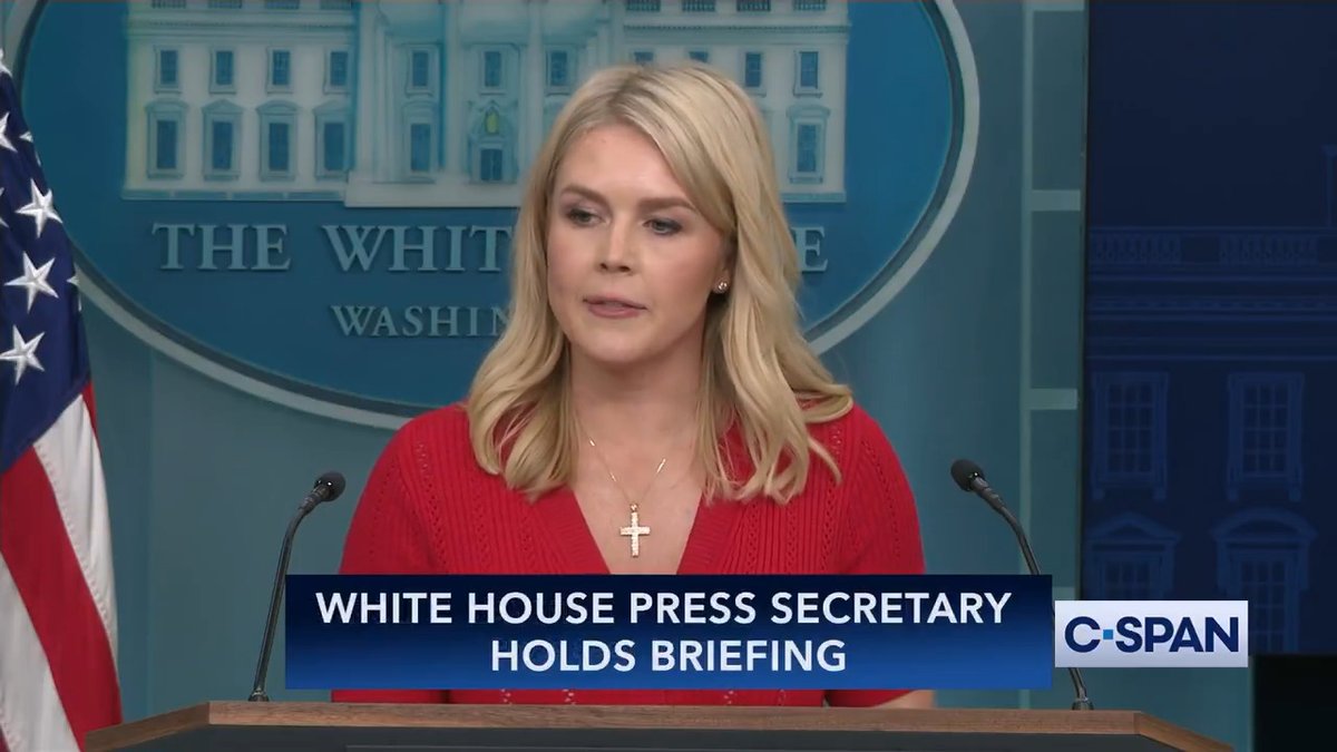 .Karoline Leavitt: "Last night the Trump administration faced another example of judicial overreach...Three judges of the U.S. Court of international trade...brazenly abused their judicial power to usurp the authority of President Trump...the courts should have no role here."