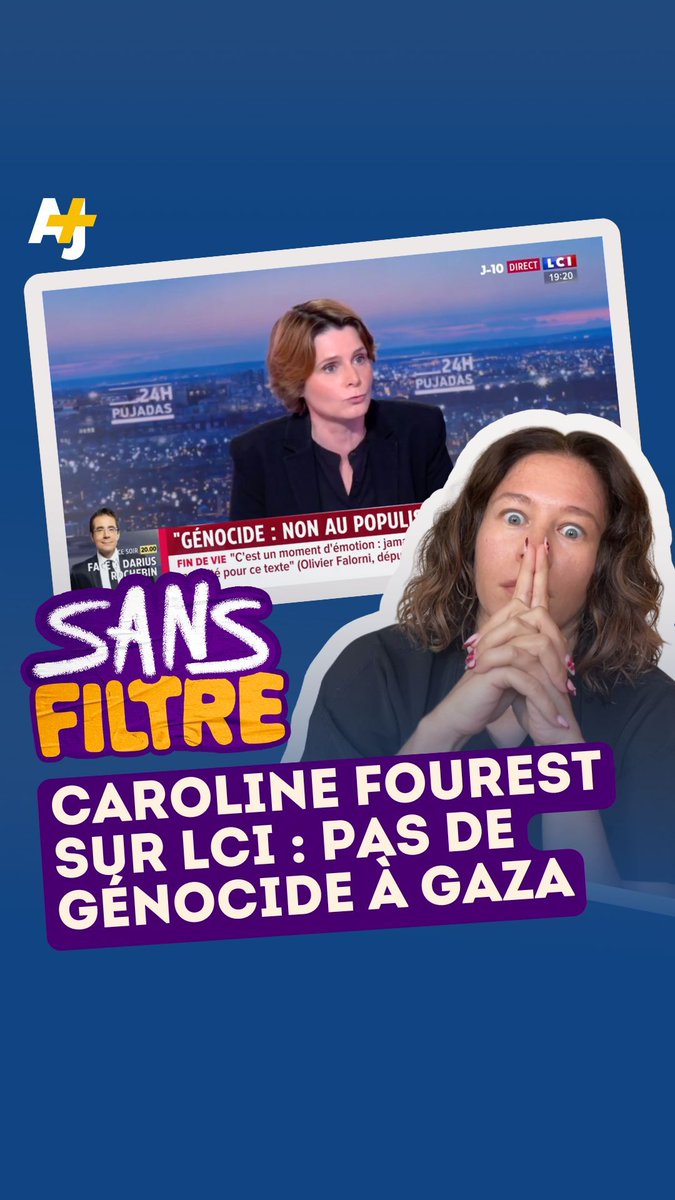 Caroline Fourest se lance dans une argumentation et des comparaisons douteuses pour nier le génocide à Gaza, sans aucune contradiction :