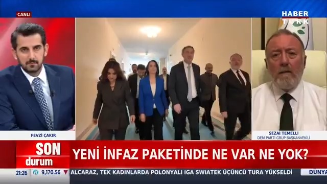 İnfaz düzenlemesi Meclis'e sunuldu... Yeni infaz paketinde ne var ne yok? İnfaz paketine eklemeler olur mu? DEM Parti Grup Başkanvekili Sezai Temelli #TürkiyeninNabzı'nda anlattı.