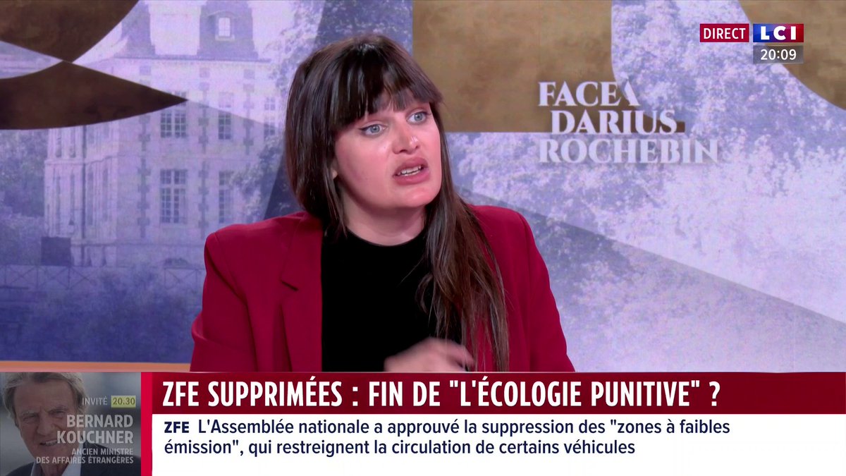 🔴 "La ZFE n'est pas un outil pour le climat (...) Ce n'est pas bon pour la planète" estime Alma Dufour 🐺