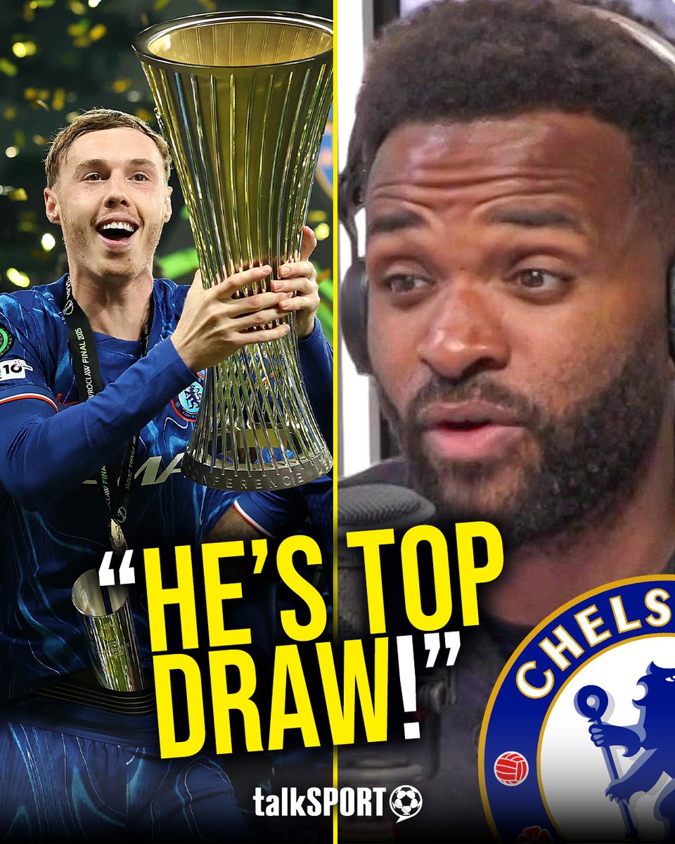 "He's TOP DRAW!" 🙌 Darren Bent and Andy Goldstein were FULL OF PRAISE for Cole Palmer after his performance in the Conference League Final! 🌟 🏆