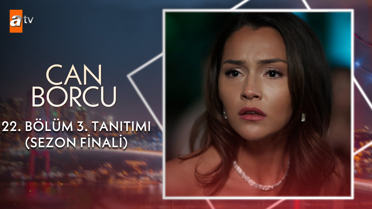 “Bu aşkın hikayesi bomba gibi bir finali hak ediyor sevgilim…” 22. Bölüm 3. Tanıtımı ⚖️ #CanBorcu sezon finali bölümüyle Cumartesi 20.00’de atv’de. ✨ atv