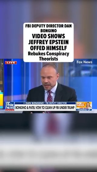#FBI Deputy Director Dan Bongino insists convicted sex offender #JeffreyEpstein was NOT murdered in jail. READ THE FULL STORY ➡️ 🎥: Fox News