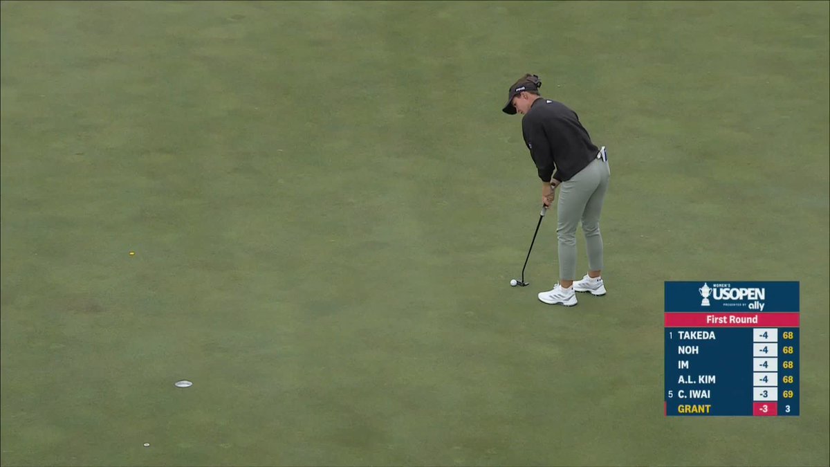 What a start for Linn Grant 👀 She saves par on the 4th after notching up THREE consecutive birdies to start her round 👏
