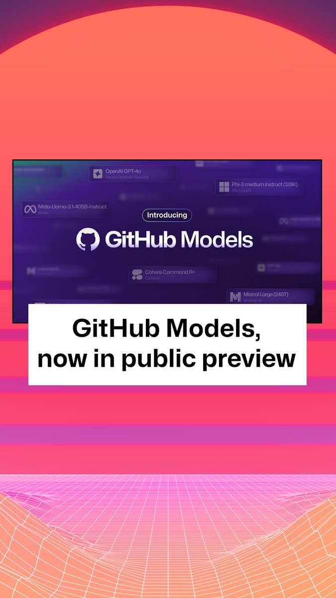 Have you checked out the new Models tab in your repo? 👀 It's part of the GitHub Models integration, now in public preview. 🚀 You can now compare various LLMs side-by-side to find the best fit for your app, and so much more. Get all the details 👇