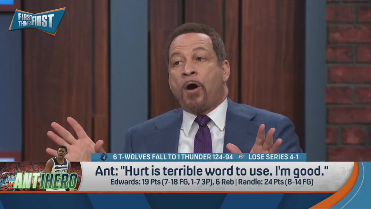 “He is the 23-year-old. He’s not the 5th-year veteran mentally.” Chris Broussard explains why Anthony Edwards is too young to lead a team to a Championship right now: